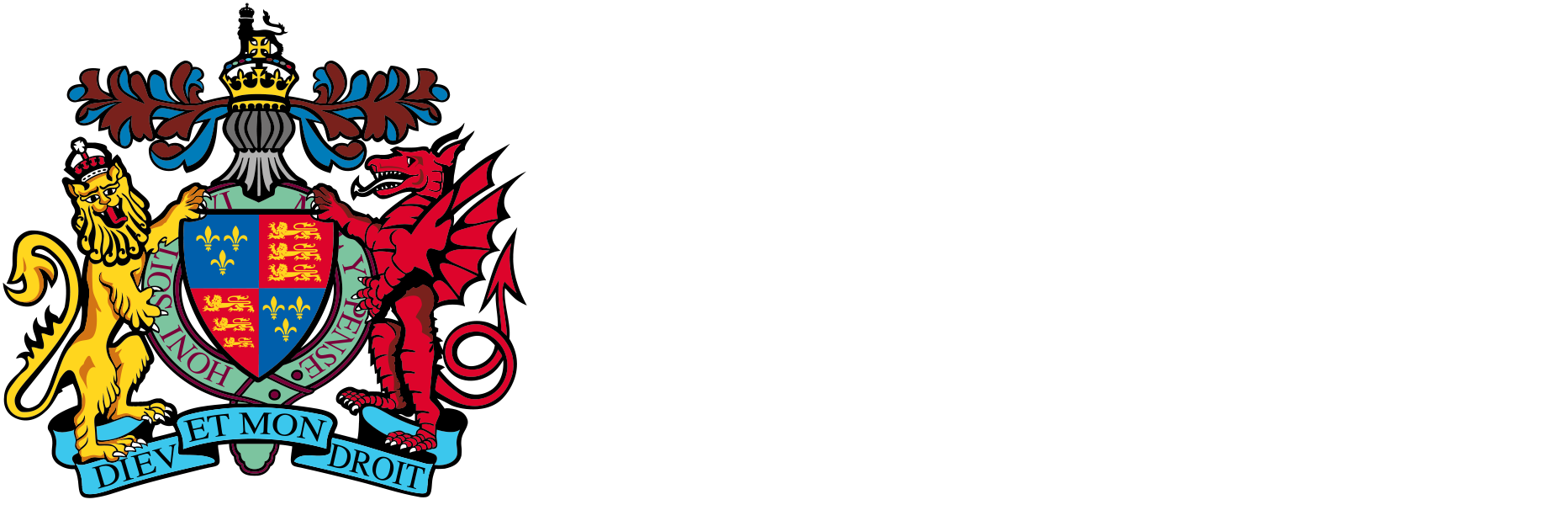 KEVI Handsworth Wood Girls' Academy School Logo a rampant lion and a griffen stood on either side of the crest which has the banner Dieu et mon droit