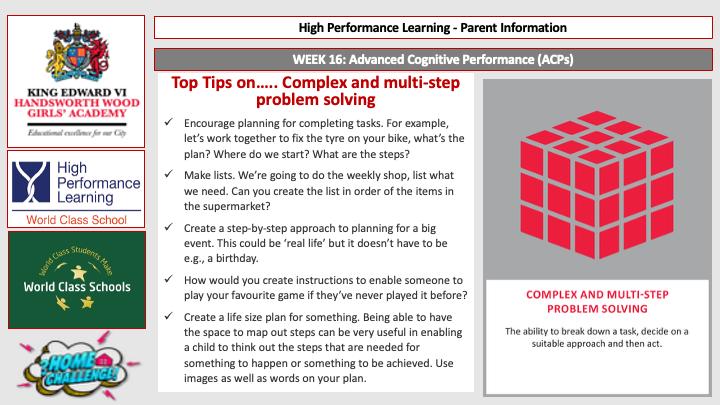 Complex and Multi Step Problem Solving
