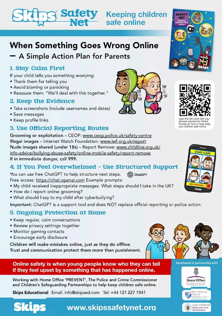 Safety-Net-When-Something-Goes-Wrong-Parent Guide