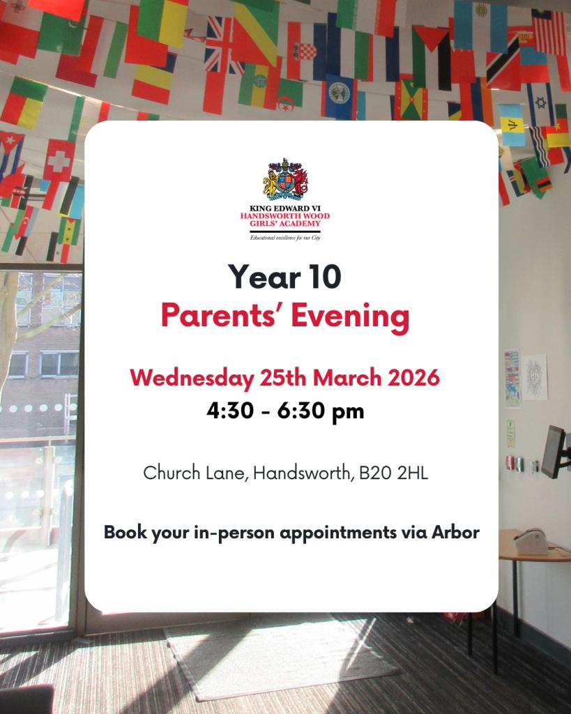 Y10 Parents Eve