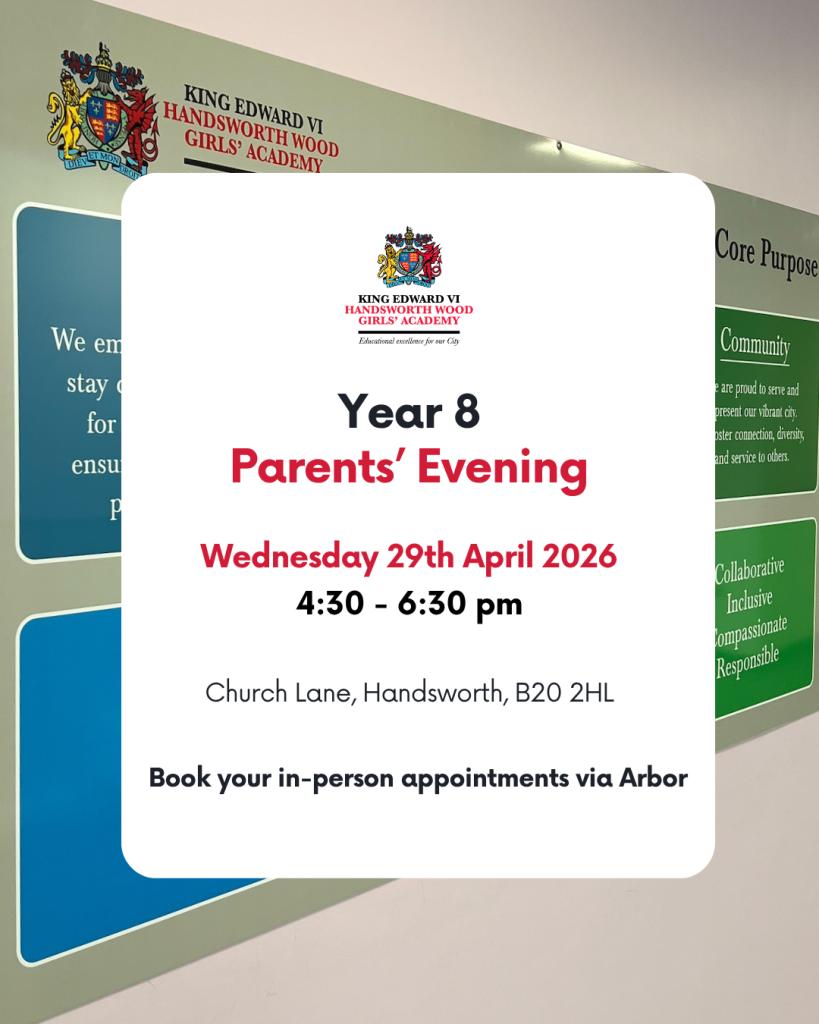 Y8 Parents Evening 2026